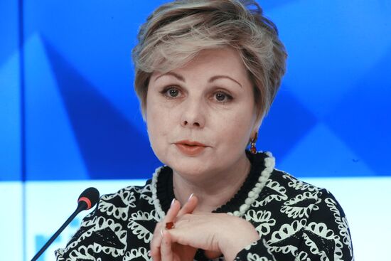 News conference by Moscow Kremlin Museums Director Yelena Gagarina