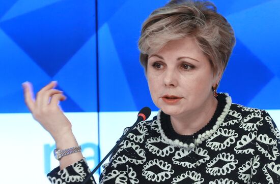 News conference by Moscow Kremlin Museums Director Yelena Gagarina