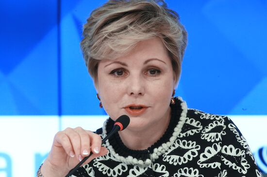 News conference by Moscow Kremlin Museums Director Yelena Gagarina