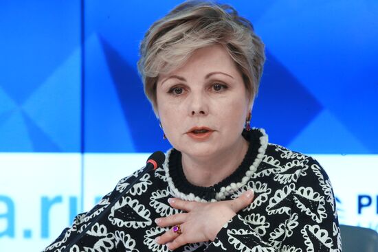 News conference by Moscow Kremlin Museums Director Yelena Gagarina