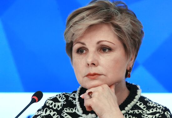 News conference by Moscow Kremlin Museums Director Yelena Gagarina