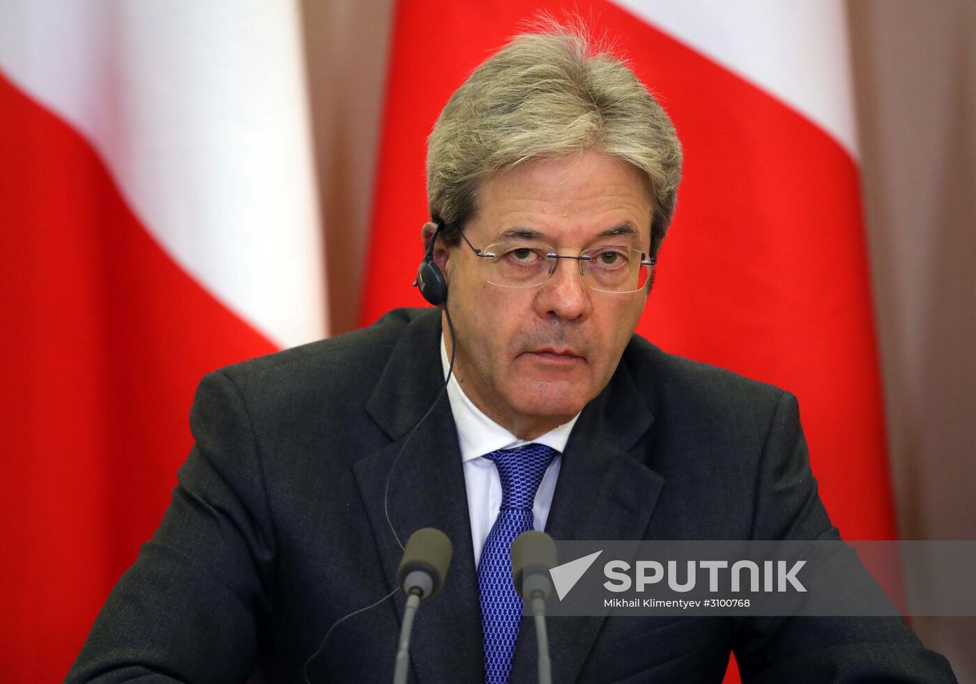 President Vladimir Putin meets with Prime Minister of Italy Paolo Gentiloni
