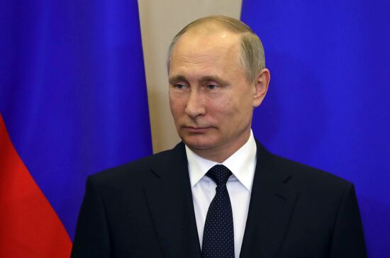 President Vladimir Putin meets with Prime Minister of Italy Paolo Gentiloni