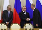 President Vladimir Putin meets with Prime Minister of Italy Paolo Gentiloni