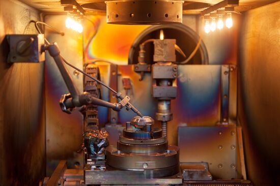 Presentation of 3D printer producing large metalware in Tomsk