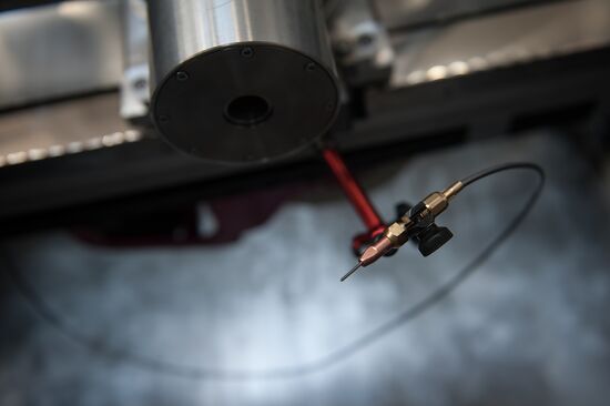 Presentation of 3D printer producing large metalware in Tomsk