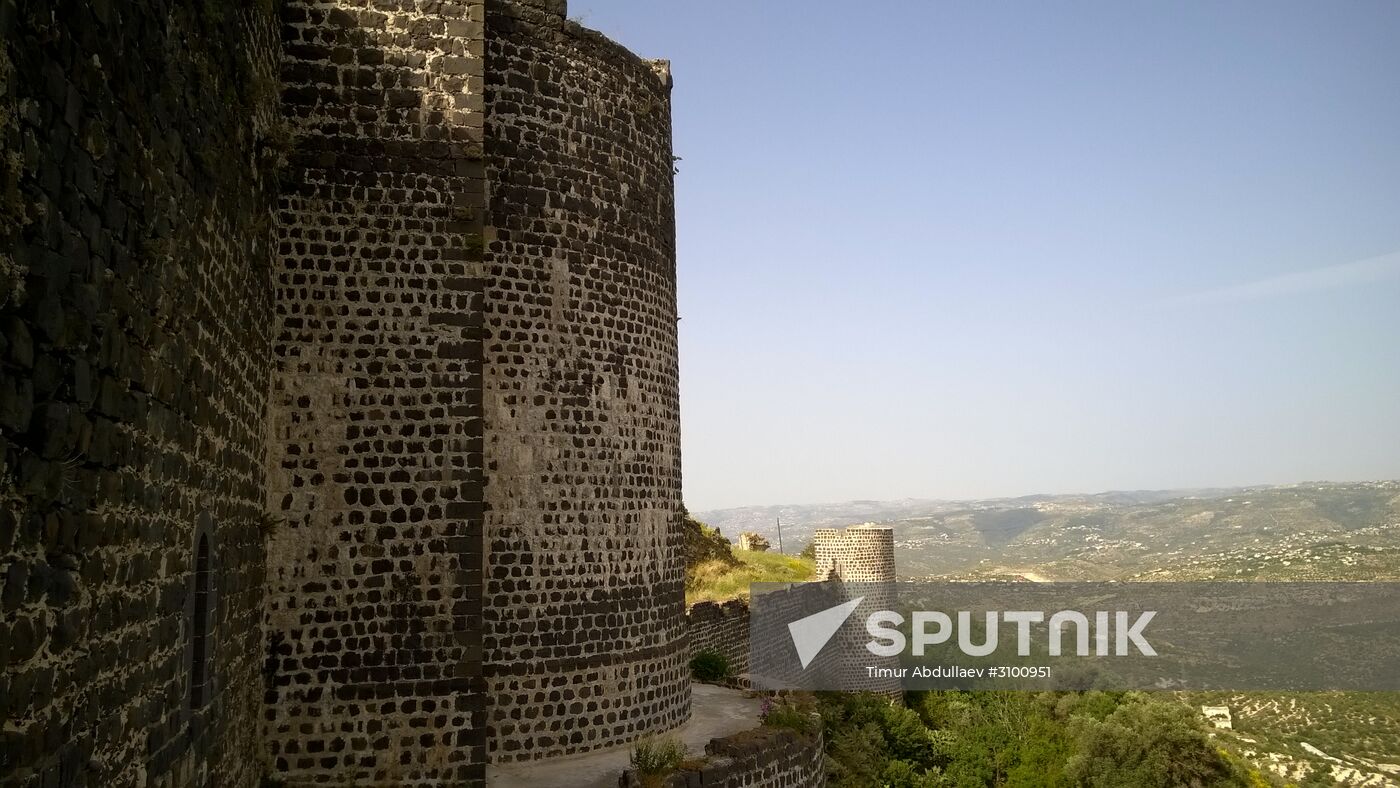 Castle Qalaat al-Marqab in Syria
