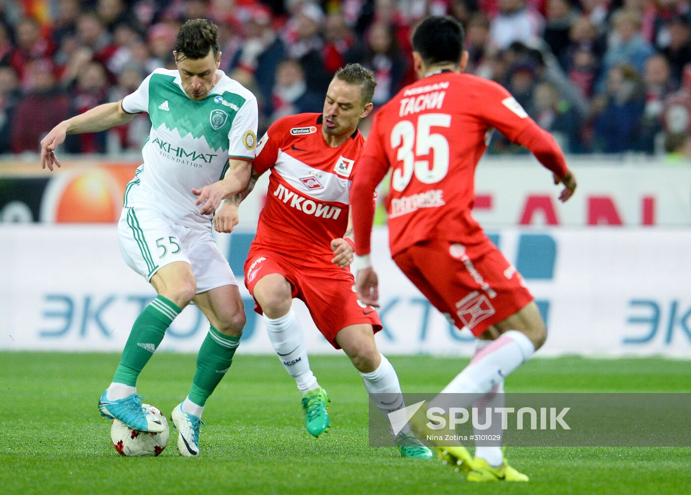 Russian Football Premier League. Spartak vs. Terek