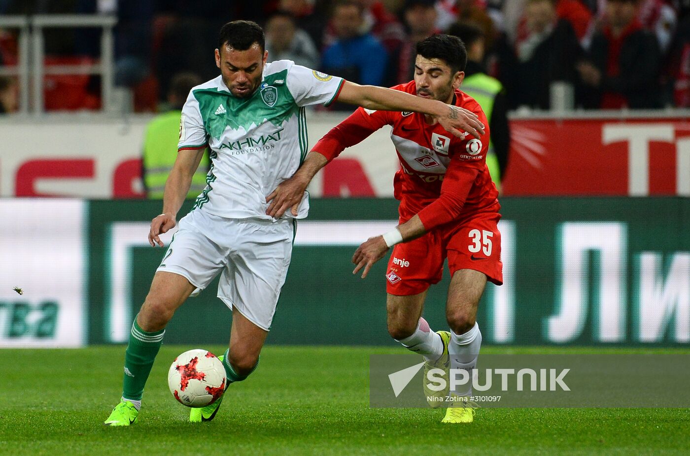 Russian Football Premier League. Spartak vs. Terek