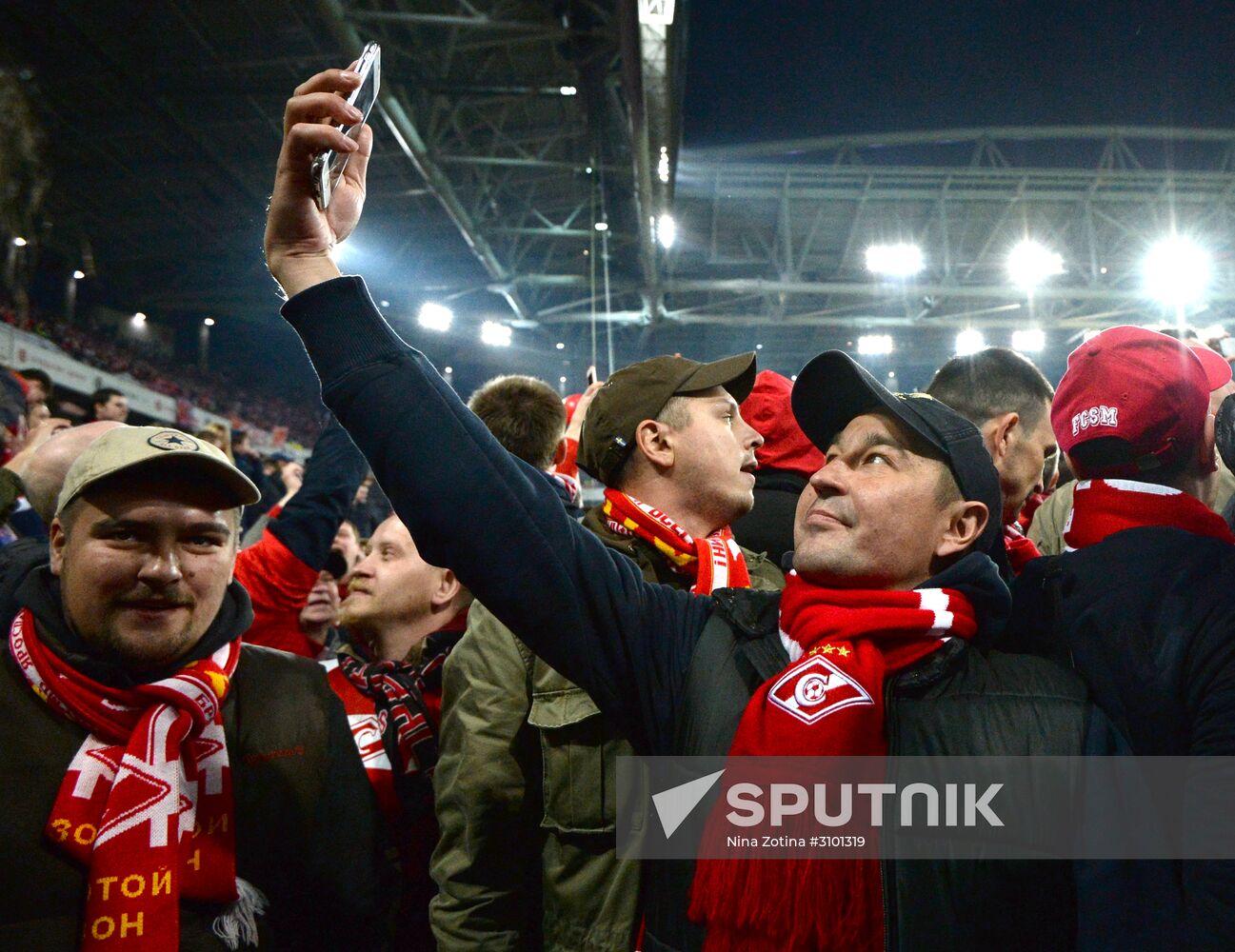 FC Spartak celebrates winning the Championship