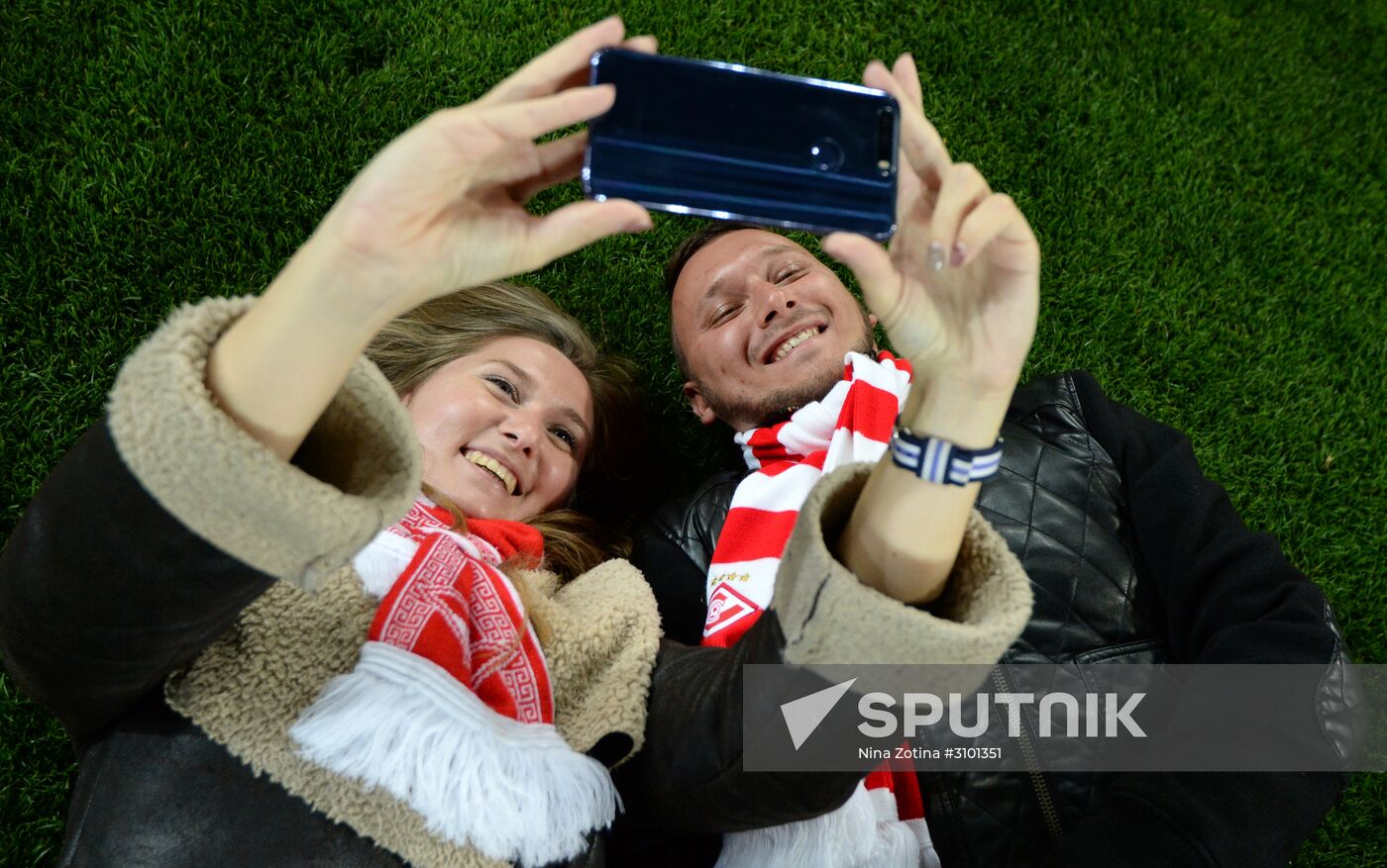 FC Spartak celebrates winning the Championship