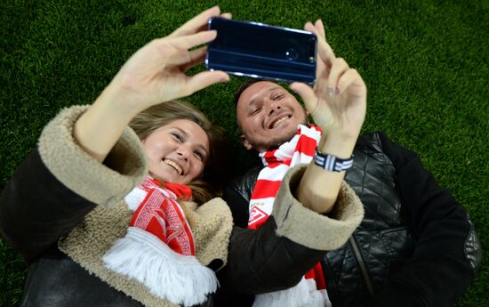 FC Spartak celebrates winning the Championship