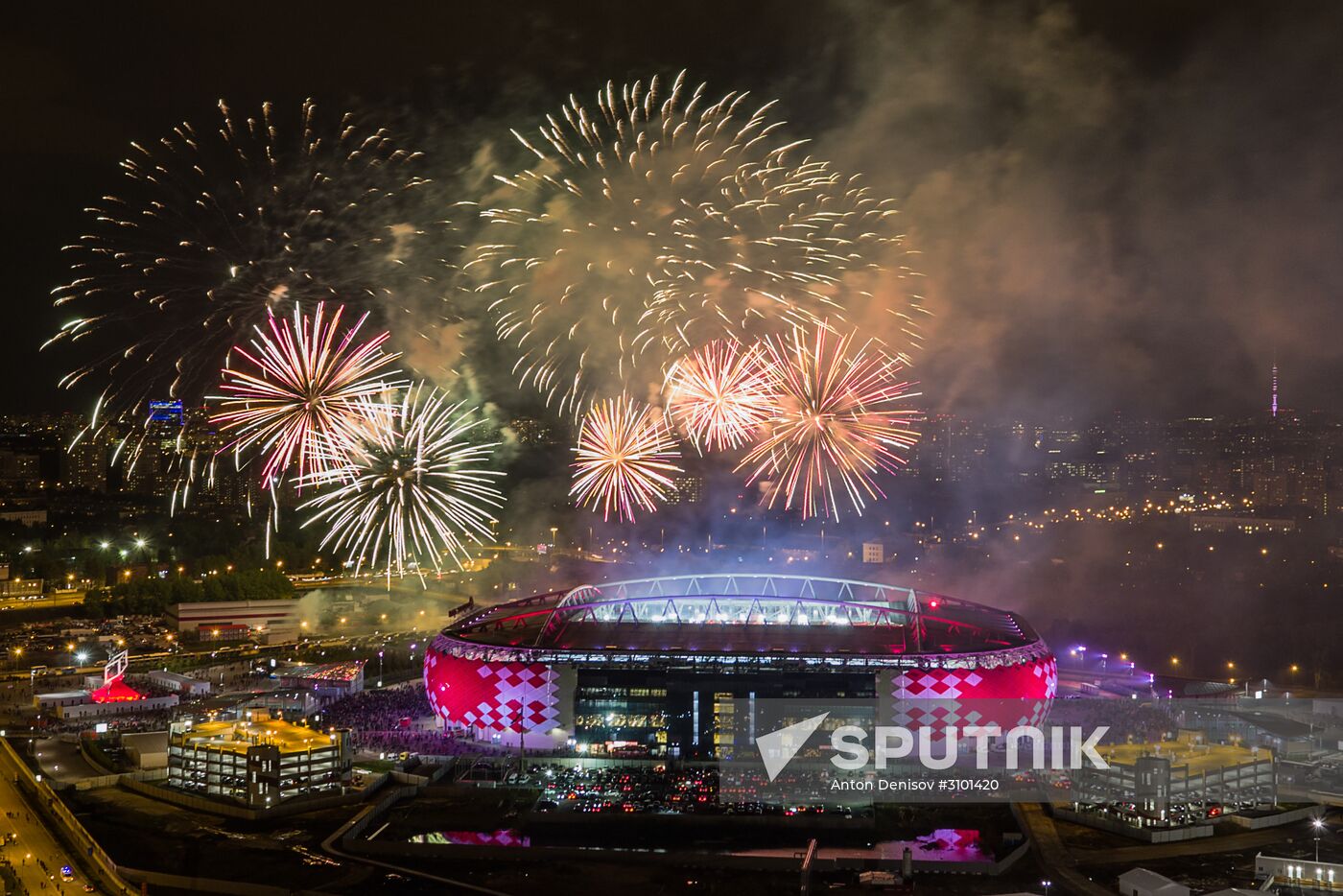FC Spartak celebrates winning the Championship