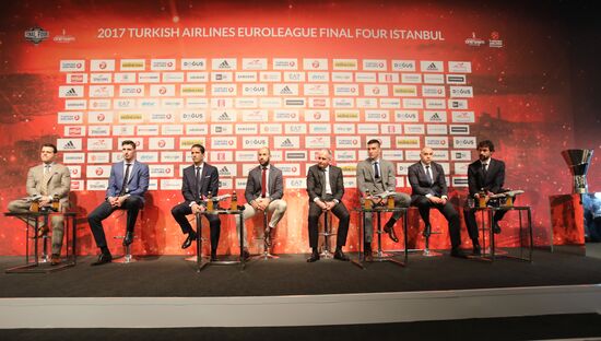 Euroleague Basketball. Men's Final Four. News conference