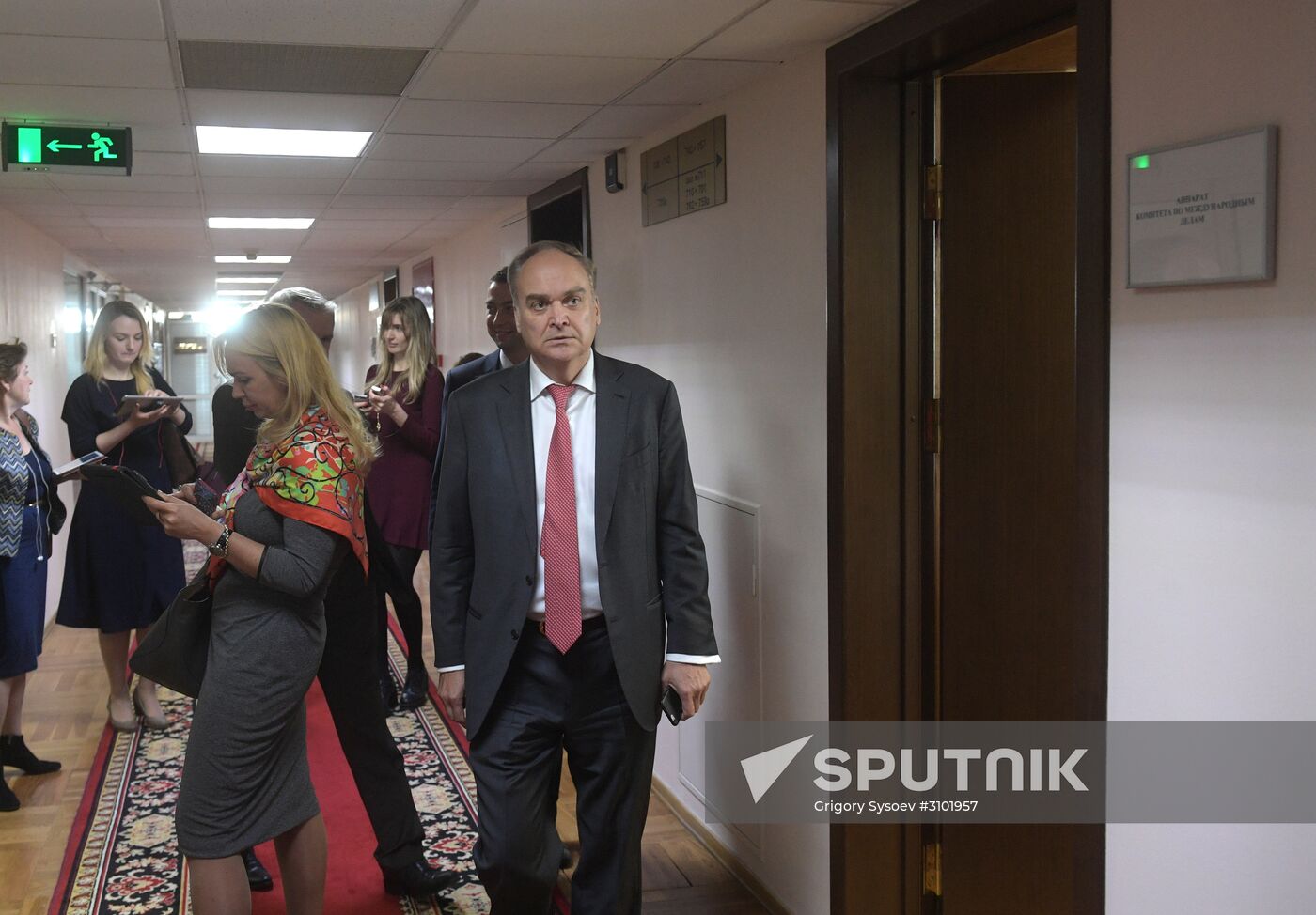 Deputy Foreign Minister Anatoly Antonov visits State Duma