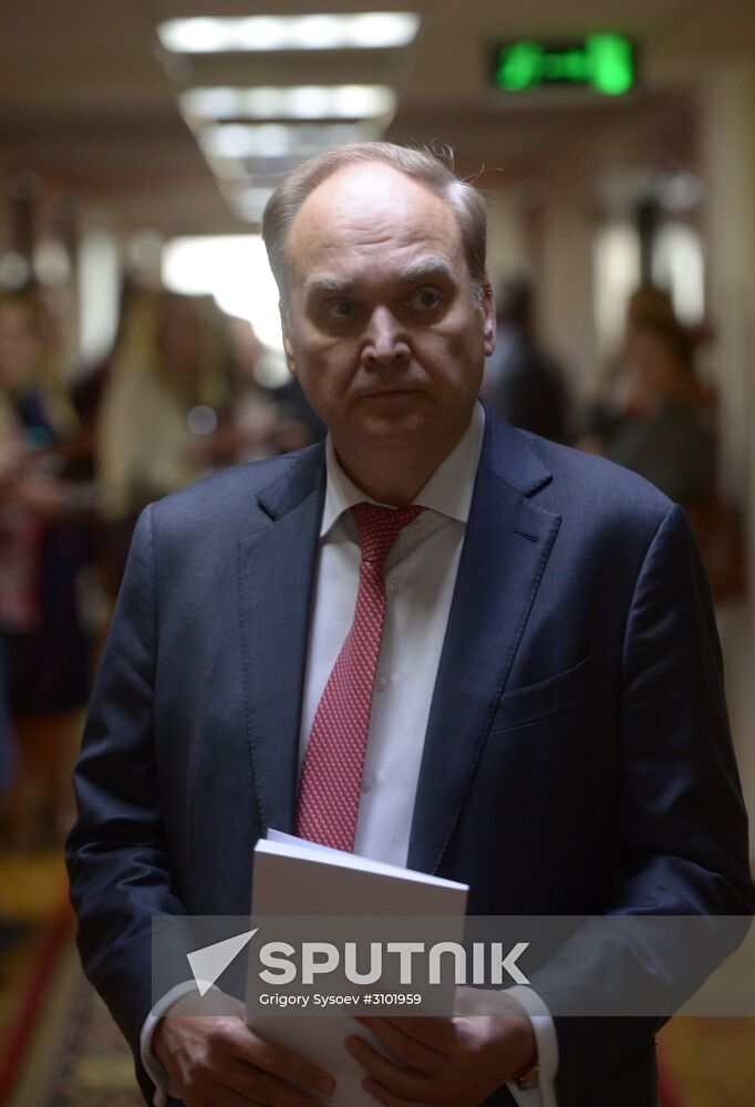 Deputy Foreign Minister Anatoly Antonov visits State Duma