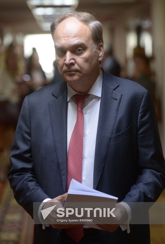 Deputy Foreign Minister Anatoly Antonov visits State Duma