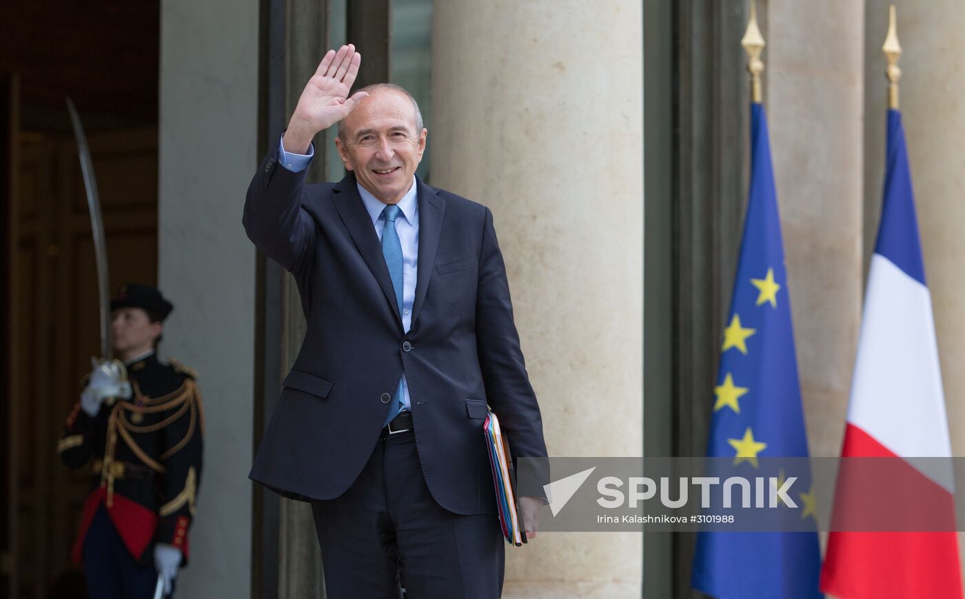 First meeting of new French Cabinet