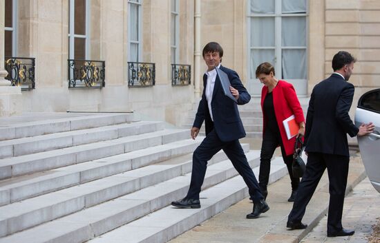 First meeting of new French Cabinet