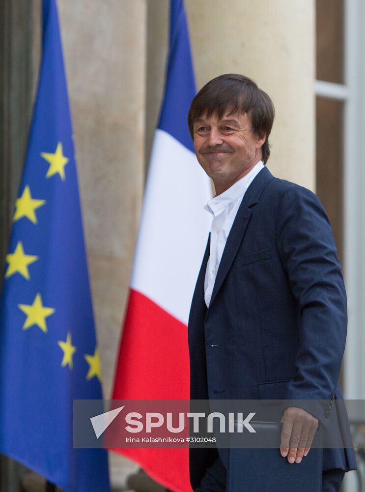 First meeting of new French Cabinet