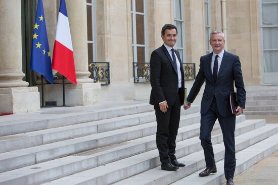 First meeting of new French Cabinet