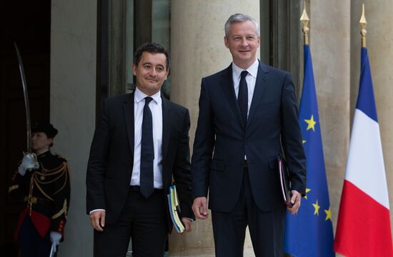 First meeting of new French Cabinet