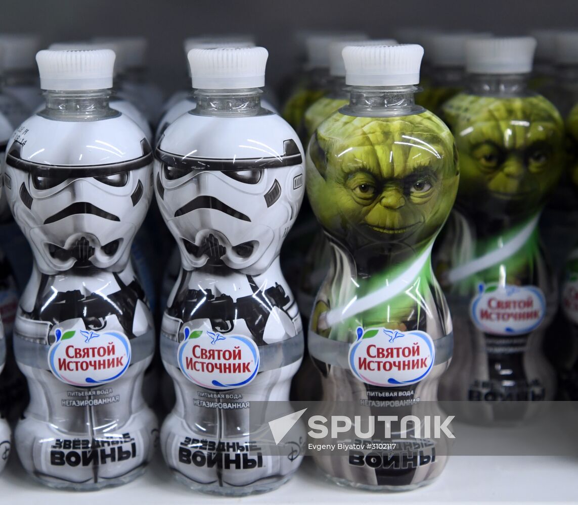 Svyatoy Istochnik soft drinks company launches cartoon character bottles