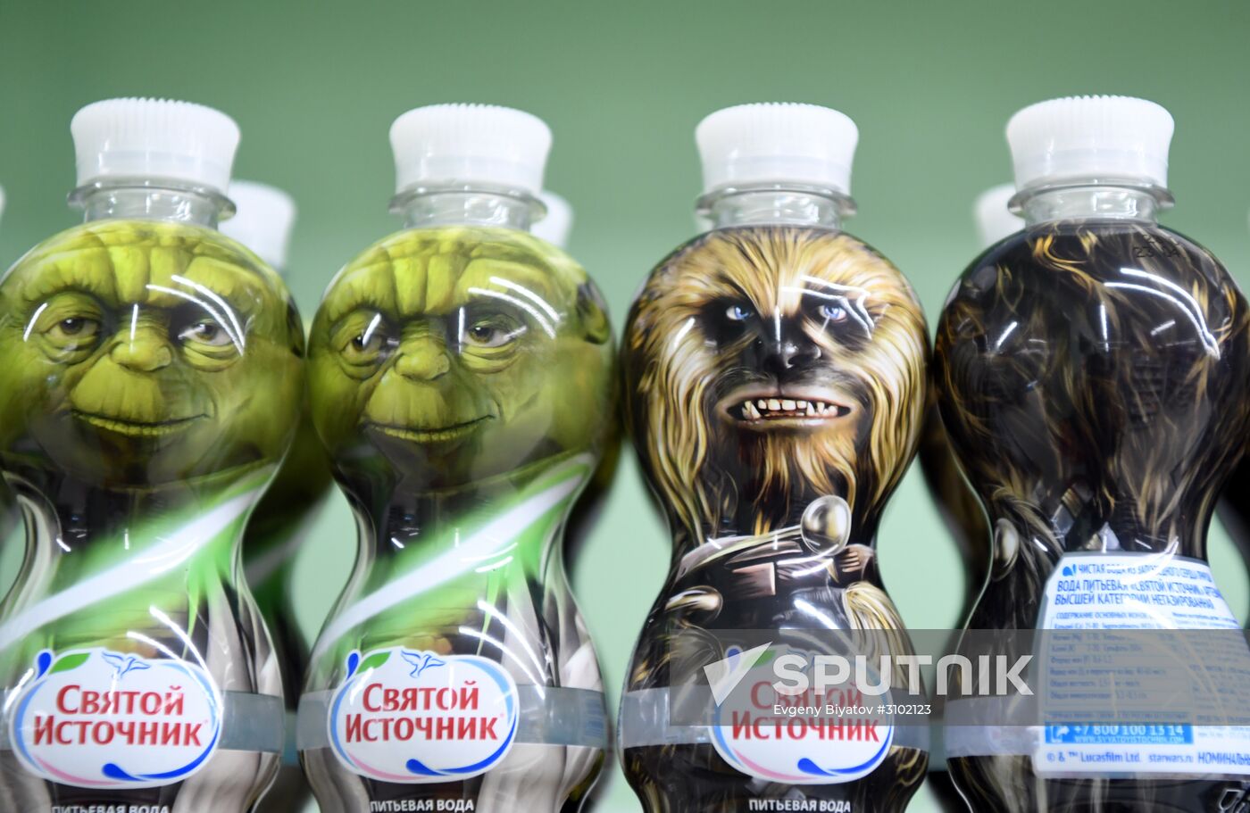 Svyatoy Istochnik soft drinks company launches cartoon character bottles