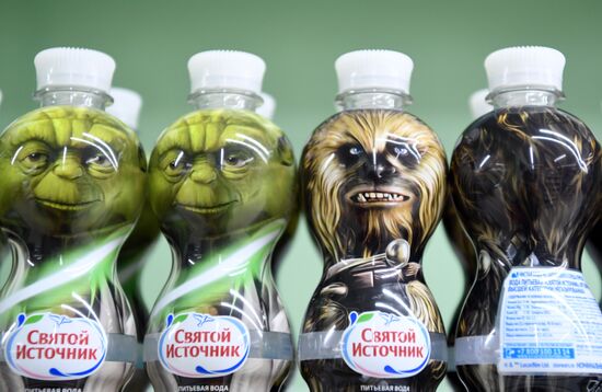 Svyatoy Istochnik soft drinks company launches cartoon character bottles