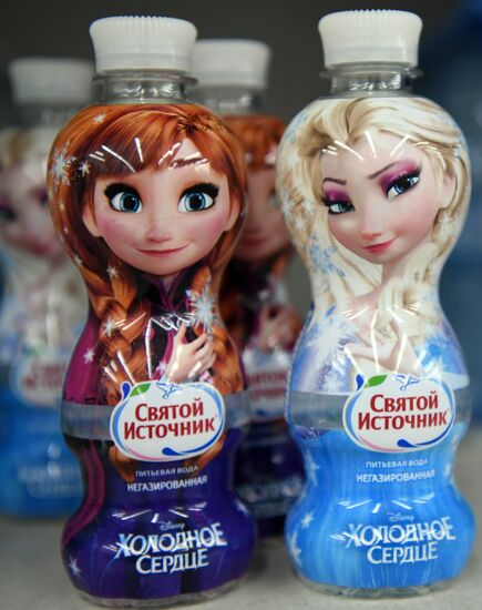 Svyatoy Istochnik soft drinks company launches cartoon character bottles