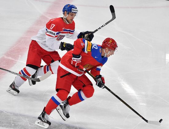 Ice Hockey World Championship. Russia vs. Czech Republic