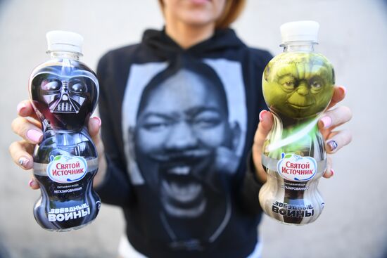 Svyatoy Istochnik soft drinks company launches cartoon character bottles