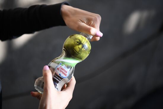 Svyatoy Istochnik soft drinks company launches cartoon character bottles