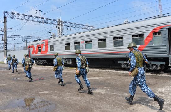 Special task force holds drill in Krasnodar Territory