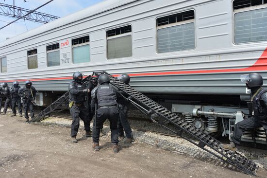 Special task force holds drill in Krasnodar Territory