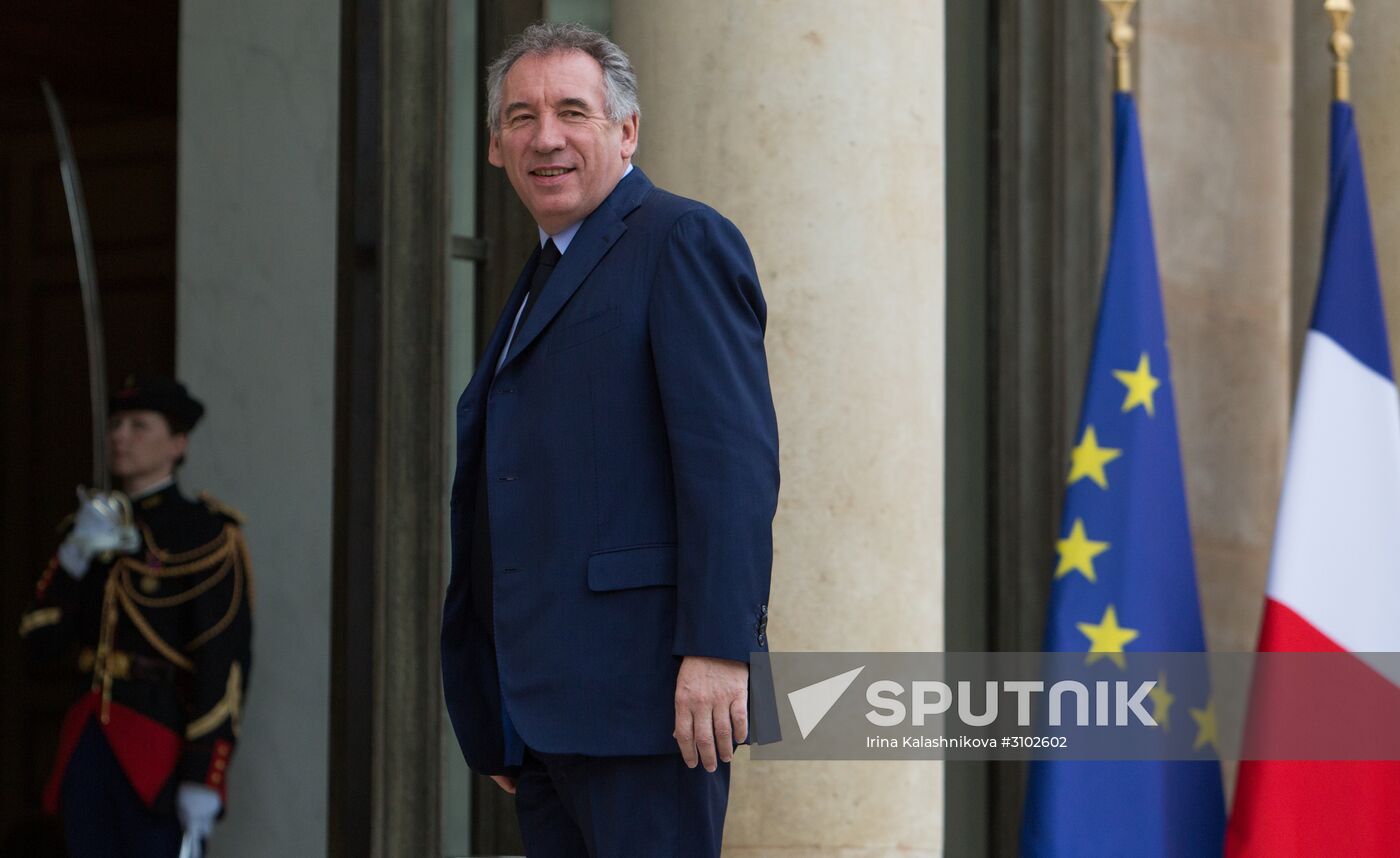 First meeting of new French Cabinet
