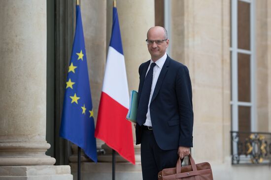 First meeting of new French cabinet