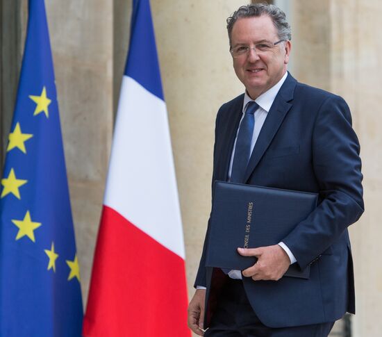 First meeting of new French Cabinet