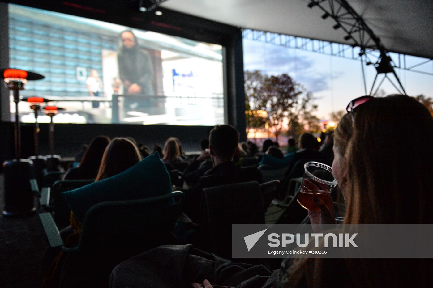 Open-air movie theater opens at Garage Museum of Contemporary Art