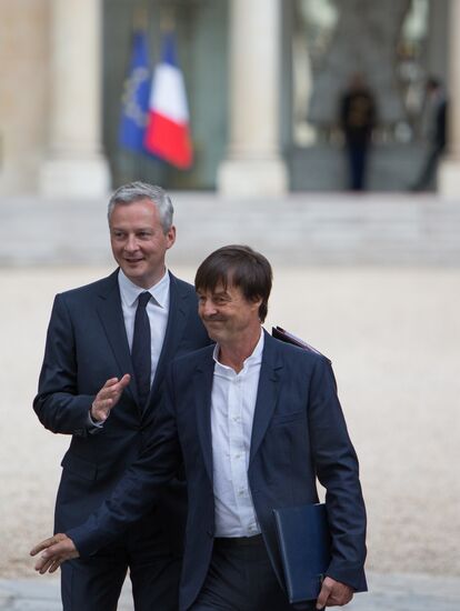 First meeting of new French Cabinet