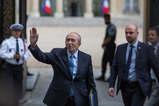 First meeting of new French Cabinet