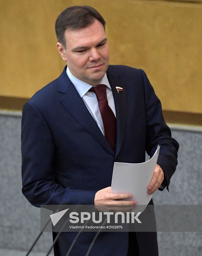 State Duma plenary meeting