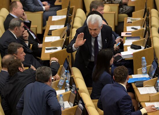 State Duma plenary meeting