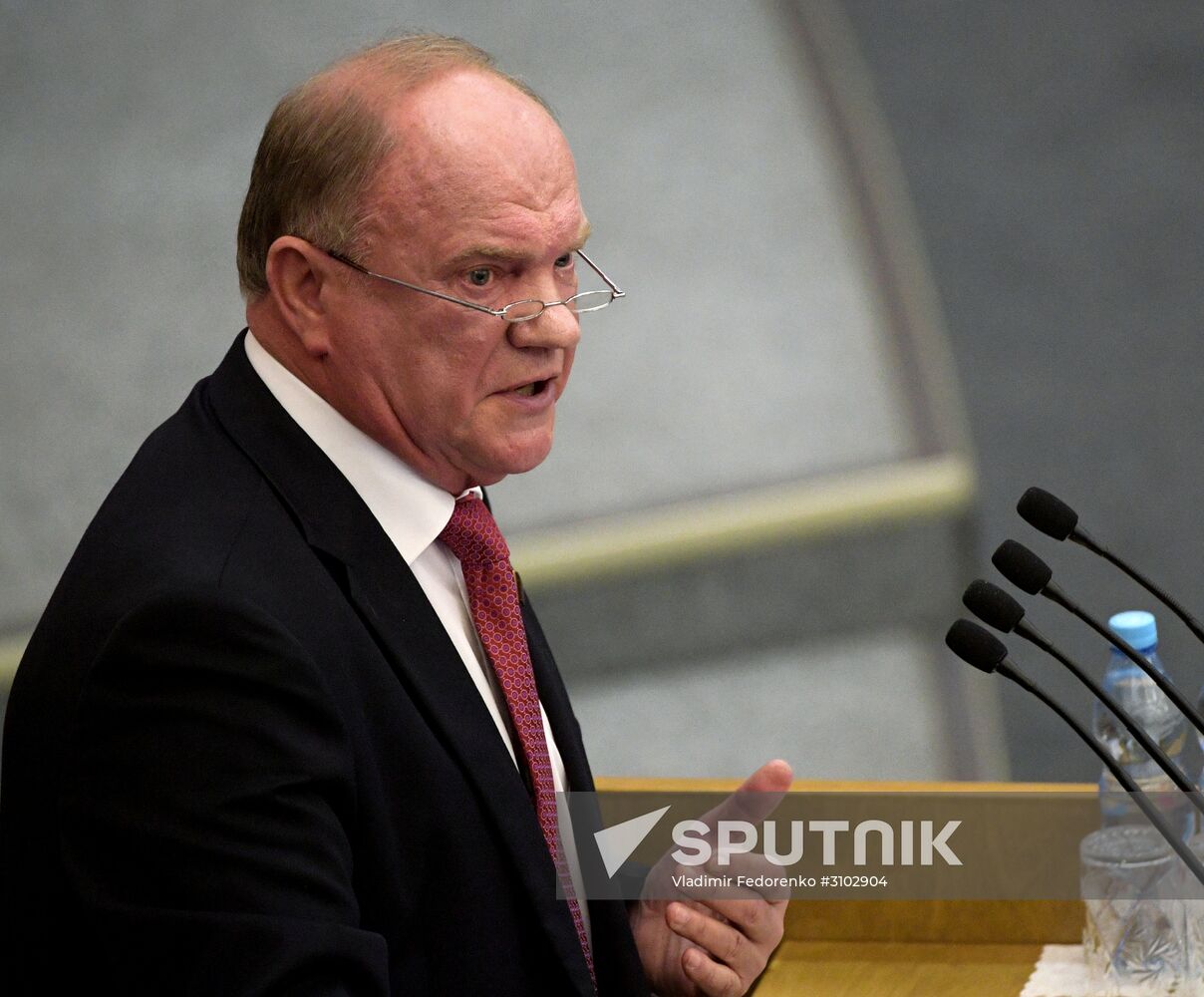 State Duma plenary meeting