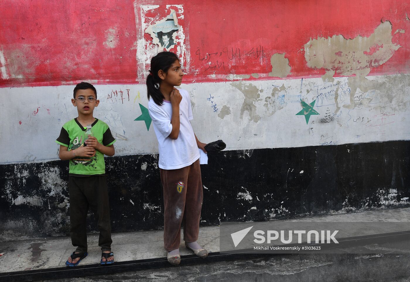 Peaceful life in Damascus