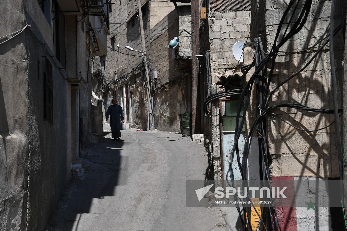 Peaceful life in Damascus