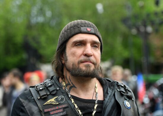 Russian bike rally over Russia's Golden Ring cities