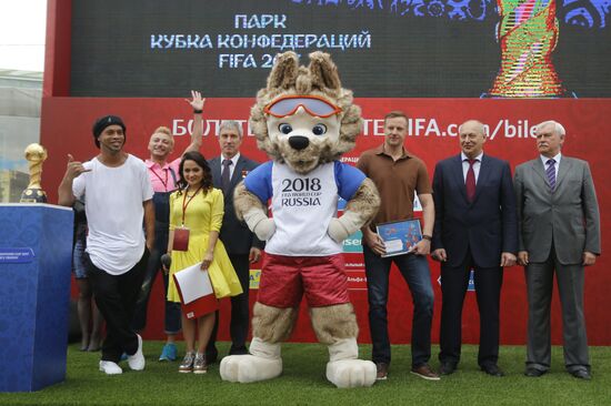 2017 Confederations Cup Park opens in St. Petersburg