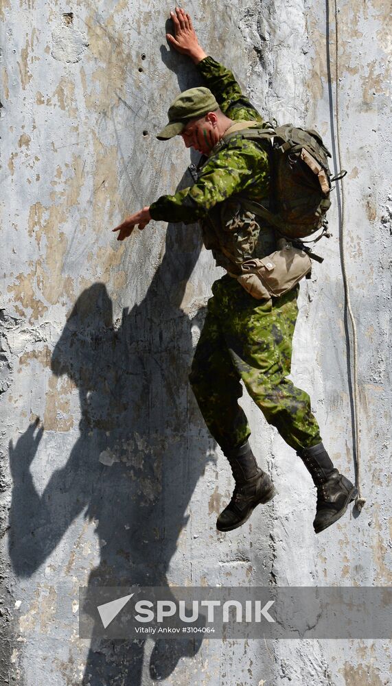 "Military Reconnaissance Expert" regional competition final in Primorye Territory