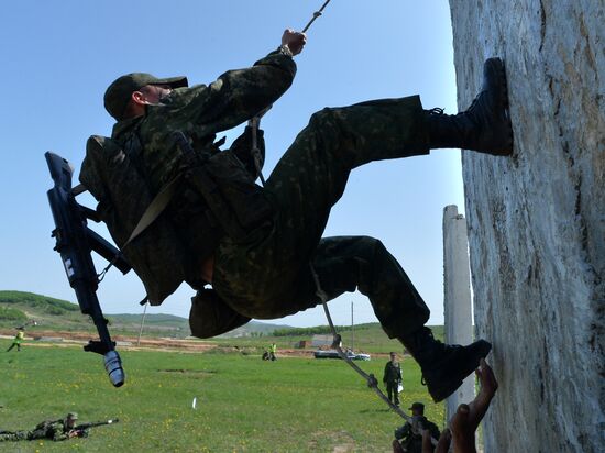 "Military Reconnaissance Expert" regional competition final in Primorye Territory